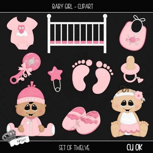 Baby Girl - Clipart