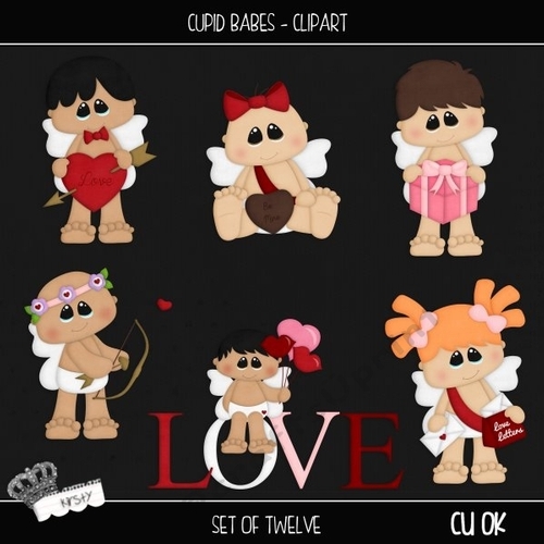 Cupid Babes - Clipart