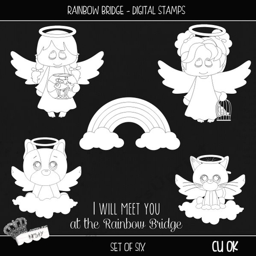 Rainbow Bridge - Digital Stamps