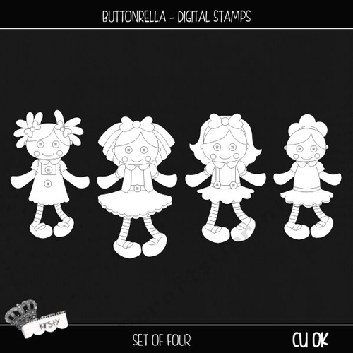 Buttonrella - Digital Stamps