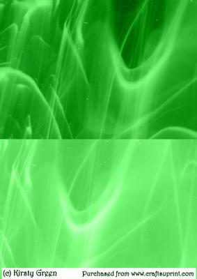 Duel Streaky Green 2 Backing Paper