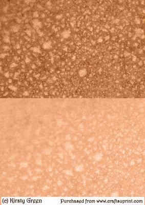 Duel Shimmering Metallic Copper Backing Paper