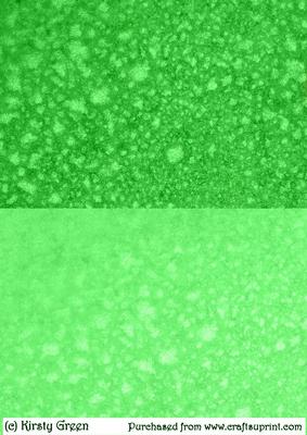 Duel Shimmering Metallic Green Backing Paper