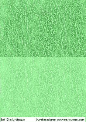 Duel Green Lace Textured Backing Paper