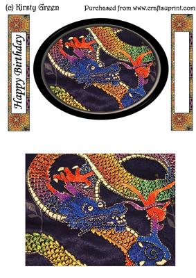 2 Chinese Dragon Toppers with Matching Tags