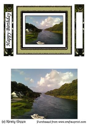 2 Landscape Toppers - with Matching Tags