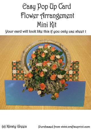 Easy Pop Up Card Flower Arrangement Mini Kit