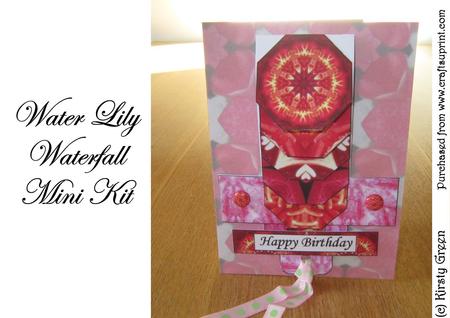 Water Lily Waterfall Mini Kit
