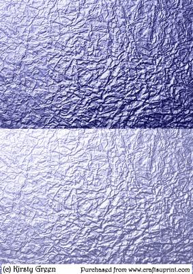 Duel - Metallic Crumpled Backing Paper - Pastel Blue