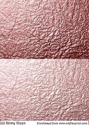 Duel - Metallic Crumpled Backing Paper - Pastel Pink