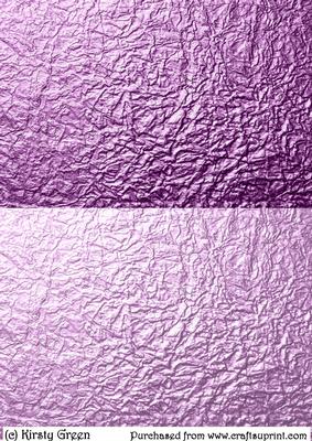 Duel - Metallic Crumpled Backing Paper - Pastel Purple