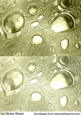 Duel Glass Bubbles Pale Gold Backing Paper