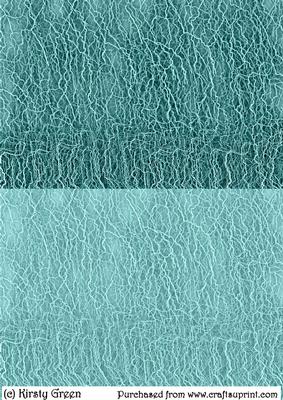 Duel - Pastel Aqua Lace Textured Backing Paper