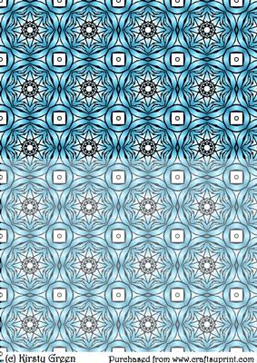 Butterfly Stacker - a Hint of Blue Backing Paper