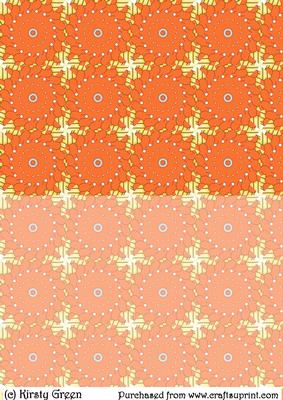 Cupcake Backing Paper - Carrot Flavour