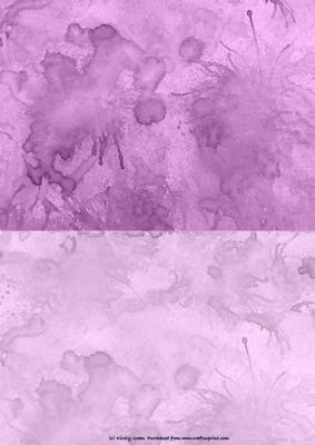 Duel Backing Paper - Ink Splatter - Pastel Purple
