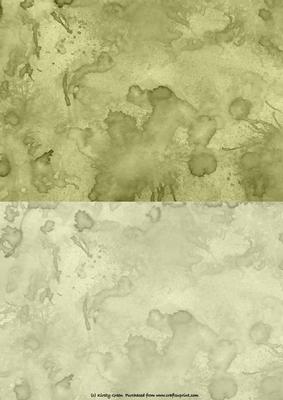 Duel Backing Paper - Ink Splatter - Pale Gold