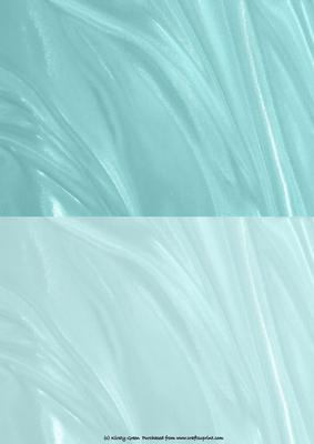 Duel Backing Paper - Rippled Silk - Pastel Aqua