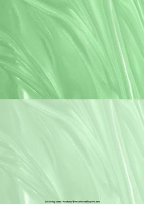 Duel Backing Paper - Rippled Silk - Pastel Green