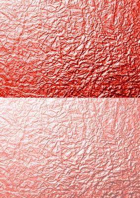 Duel - Metallic Crumpled Backing Paper - Coral