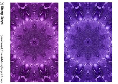 Duel - Cadbury Purple & Dusky Purple - Jewel Backing Paper