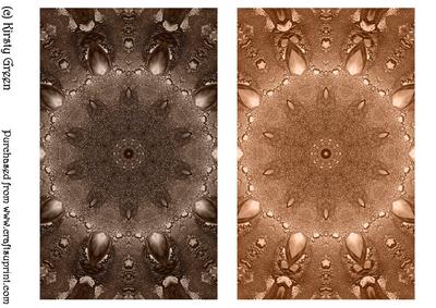 Duel - Chocolate & Tan - Jewel Backing Paper