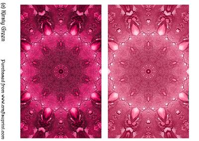 Duel - Cranberry & Dusky Pink - Jewel Backing Paper