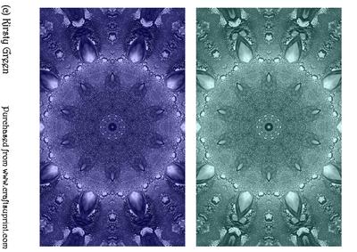Duel - Dusky Blue & Dusky Aqua - Jewel Backing Paper