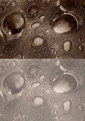 Duel - Glass Bubbles - Chocolate Backing Paper