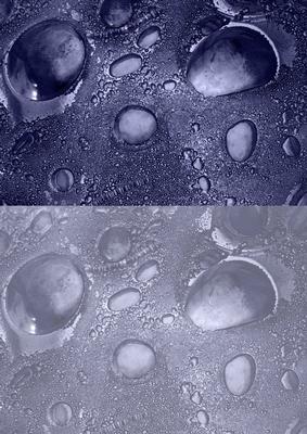 Duel - Glass Bubbles - Dusky Blue Backing Paper
