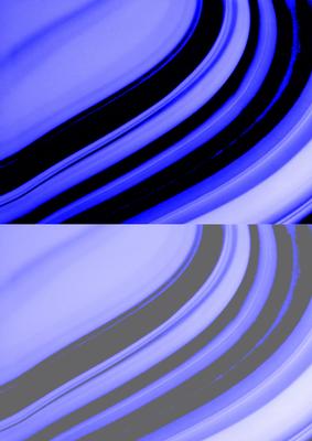 Duel - Saturn's Rings - Backing Paper - Blue