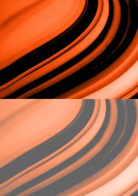 Duel - Saturn's Rings - Backing Paper - Orange