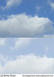 Duel - Sky 1 Backing Paper