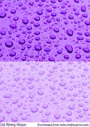 Duel Purple Rain Drops Backing Paper