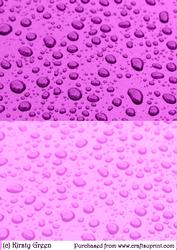 Duel Pink Rain Drops Backing Paper