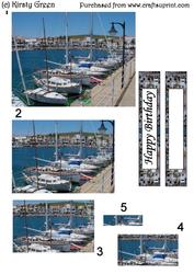 Harbour Stacker Card - with Matching Tags