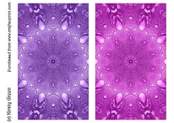 Duel - Purple & Pink Jewel Backing Paper