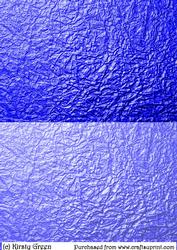 Duel - Metallic Crumpled Backing Paper - Blue