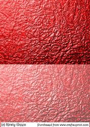 Duel - Metallic Crumpled Backing Paper - Red