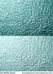 Duel - Metallic Crumpled Backing Paper - Pastel Aqua