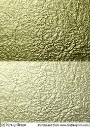 Duel - Metallic Crumpled Backing Paper - Pale Gold