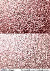 Duel - Metallic Crumpled Backing Paper - Pastel Pink