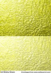 Duel - Metallic Crumpled Backing Paper - Yellow