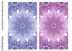 Duel - Pastel Blue & Pastel Purple Jewel Backing Paper