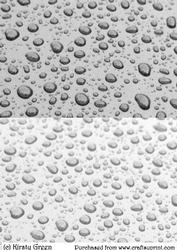 Duel - Silver Rain Drops Backing Paper