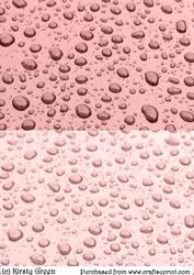 Duel - Pastel Pink Rain Drops Backing Paper