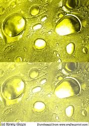 Duel Glass Bubbles Yellow Backing Paper