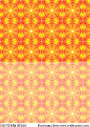 Butterfly Stacker - Wow Orange / Yellow Backing Paper
