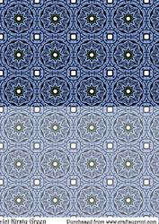 Butterfly Stacker - Blue Pattern Backing Paper