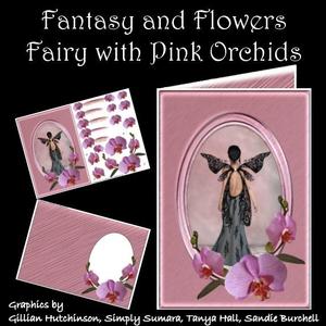 Fantasy & Flowers - Fairy with Pink Orchids